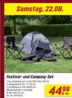 Festival- und Camping-Set im toom Baumarkt Prospekt Festival- und Camping-Set von im aktuellen toom Baumarkt Prospekt für 44,99 €