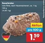 Sauerbraten Angebote bei Netto Marken-Discount Bochum für 1,59 €