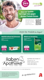 mea - meine apotheke Prospekt für Frankfurt mit 4 Seiten mea - meine apotheke Prospekt für Frankfurt: "Unsere August-Angebote", 4 Seiten, 01.08.2026 - 31.08.2026