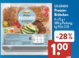 Protein-Brötchen von Goldähren im aktuellen ALDI SÜD Prospekt für 1,00 €