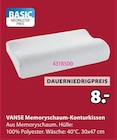 Memoryschaum-Konturkissen von VANSE im aktuellen JYSK Prospekt für 8,00 €