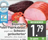 Puten-Paprikabrust im Angebot bei E center in Germering Puten-Paprikabrust Angebote bei E center Germering für 1,79 €
