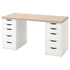 Schreibtisch Eicheneff wlas/weiß Angebote von LAGKAPTEN / ALEX bei IKEA Mainz für 163,97 €