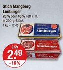 V-Markt Rottenburg - Limburger 20 % Fett i. Tr. Angebot im Prospekt Limburger 20 % Fett i. Tr. bei V-Markt im Rottenburg Prospekt für 2,49 €
