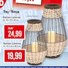 Rattan Laterne Angebote von Tony Brown bei Kaufhaus Stolz Schwerin für 19,99 €