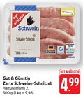 Zarte Schweine-Schnitzel Angebote von Gut & Günstig bei EDEKA Schwäbisch Hall für 4,99 €