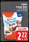 Schoko-Bons Angebote von kinder bei EDEKA Mönchengladbach für 2,22 €