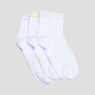Lot 3 paires socquettes blanc femme - La Halle à Amiens Lot 3 paires socquettes blanc femme en promo chez La Halle Amiens à 5,99 €