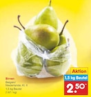 Birnen bei Netto Marken-Discount im Ketzin Prospekt für 2,50 €