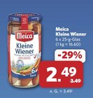 Kleine Wiener im Angebot bei combi in Bielefeld Kleine Wiener Angebote von Meica bei combi Bielefeld für 2,49 €