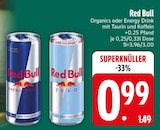 Organics von Red Bull im aktuellen EDEKA Prospekt für 0,99 €