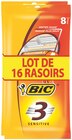 Rasoirs non-rechargeables - BIC en promo à 3,85 € chez Carrefour Market Rasoirs non-rechargeables - BIC dans le catalogue Carrefour Market