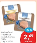 Thunfisch von Followfood im aktuellen budni Prospekt
