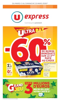 Catalogue U Express à Lillebonne cette semaine, valable du 03/03/2026 au 15/03/2026 Prospectus U Express à Lillebonne, "U Express", 28 pages de promos valables du 03/03/2026 au 15/03/2026