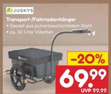 Transport-/Fahrradanhänger im Angebot bei Netto Marken-Discount in Konstanz Transport-/Fahrradanhänger Angebote von JUSKYS bei Netto Marken-Discount Konstanz für 69,99 €