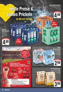 Coca Cola im EDEKA Prospekt "Aktuelle Angebote" mit 28 Seiten (Grevenbroich)