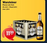 Warsteiner Pilsener oder Herb Angebote bei Huster Zwickau für 11,99 €