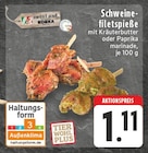 Aktuelles Schweinefiletspieße Angebot bei EDEKA in Mülheim (Ruhr) ab 1,11 €