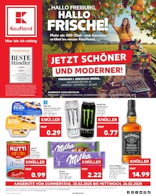 Jack Daniels im Kaufland Prospekt "Aktuelle Angebote" mit 64 Seiten (Freiburg (Breisgau))