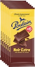 Tablettes de chocolat noir extra pur beurre de cacao - POULAIN dans le catalogue Intermarché Super