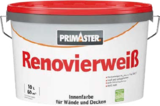 Renovierweiss von Primaster im aktuellen Globus-Baumarkt Prospekt für 19,99 €