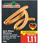 Zarte Wiener Würstchen von Bauern Gut für 1,11 € bei E center im Angebot Zarte Wiener Würstchen von Bauern Gut im aktuellen E center Prospekt
