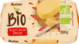 BEURRE MOULÉ DOUX AUCHAN BIO - AUCHAN BIO en promo chez Auchan Hypermarché BEURRE MOULÉ DOUX AUCHAN BIO - AUCHAN BIO dans le catalogue Auchan Hypermarché