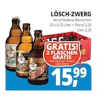 Getränke Hörl Beilngries - LÖSCH-ZWERG Angebot im Prospekt LÖSCH-ZWERG bei Getränke Hörl im Beilngries Prospekt für 15,99 €