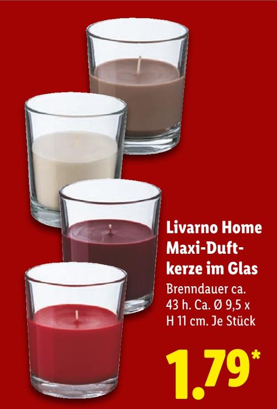 Maxi-Duftkerze im Glas