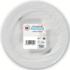 100 assiettes - U en promo chez Super U 100 assiettes - U dans le catalogue Super U