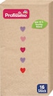 Recycling-Buffetserviette Herz 33x33cm von Profissimo im aktuellen dm-drogerie markt Prospekt für 1,15 €
