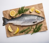 SAUMON ATLANTIQUE ENTIER VIDÉ à Auchan Supermarché dans Liergues