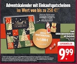 Adventskalender mit Gutschein im Angebot bei EDEKA in Schwandorf Adventskalender mit Gutschein Angebote von LINDT EDEKA bei EDEKA Schwandorf für 9,99 €