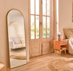 Miroir arche, métal doré l. 50 x h. 150 cm - ARTANE - LEROY MERLIN à Pau Miroir arche, métal doré l. 50 x h. 150 cm - ARTANE en promo chez LEROY MERLIN Pau à 69,90 €
