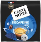 Le 2ème à -60% sur la gamme des dosettes x 36s Carte Noire - Carte Noire dans le catalogue Supermarchés Match