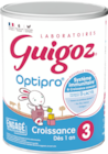 CROISSANCE 3 OPTIPRO GUIGOZ - NESTLE en promo chez Auchan Hypermarché CROISSANCE 3 OPTIPRO GUIGOZ - NESTLE dans le catalogue Auchan Hypermarché