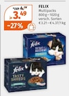 Multipacks im Angebot bei Müller in Freiburg Multipacks Angebote von Felix bei Müller Freiburg für 3,49 €
