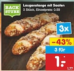 Aktuelles Laugenstange mit Saaten Angebot bei Netto Marken-Discount in Solingen (Klingenstadt) ab 0,59 €