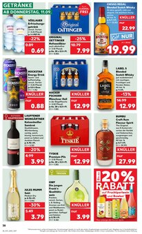 Oettinger im aktuellen Kaufland Prospekt (Regensburg) Oettinger im Kaufland Prospekt "KNĂśLLER" mit 59 Seiten (Regensburg)
