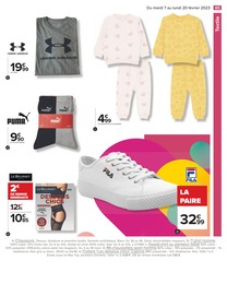 Prix et réduction Vêtements dans le prospectus Carrefour en cours Offre Vêtements dans le catalogue Carrefour du moment à la page 65