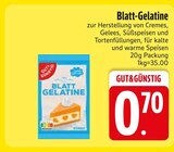 Backzutaten im EDEKA Prospekt Blatt-Gelatine von GUT&GÜNSTIG im aktuellen EDEKA Prospekt für 0,70 €