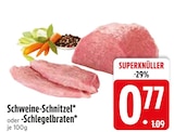 Schweine-Schnitzel im EDEKA Prospekt Schweine-Schnitzel von im aktuellen EDEKA Prospekt für 0,77 €