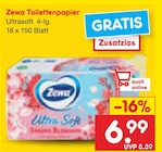 Toilettenpapier Angebote von Zewa bei Netto Marken-Discount Gera für 6,99 €