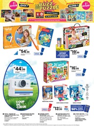 Prix et réduction Appareil Photo Enfant dans le prospectus JouéClub en cours Offre Appareil Photo Enfant dans le catalogue JouéClub du moment à la page 64