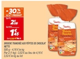 Brioche tranchée aux pépites de chocolat - NETTO en promo chez Netto Grigny à 1,45 €
