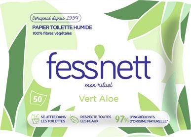 Papier Toilette Humide Vert Aloe
