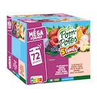 Compotes sans sucres ajoutés "Format Familial" - POM'POTES en promo à 22,99 € chez Carrefour Compotes sans sucres ajoutés "Format Familial" - POM'POTES dans le catalogue Carrefour