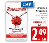 Weizenmehl Type 405 von Rosenmehl im aktuellen EDEKA Prospekt für 2,49 €