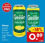 Netto Marken-Discount - Gösser Angebot im Prospekt Gösser bei Netto Marken-Discount im Prospekt "" für 0,89 €