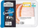 Kasseler-Minuten-Lachs im Angebot bei REWE in Laatzen Kasseler-Minuten-Lachs Angebote von Qualitätsmetzgerei Wilhelm Brandenburg bei REWE Laatzen für 4,49 €